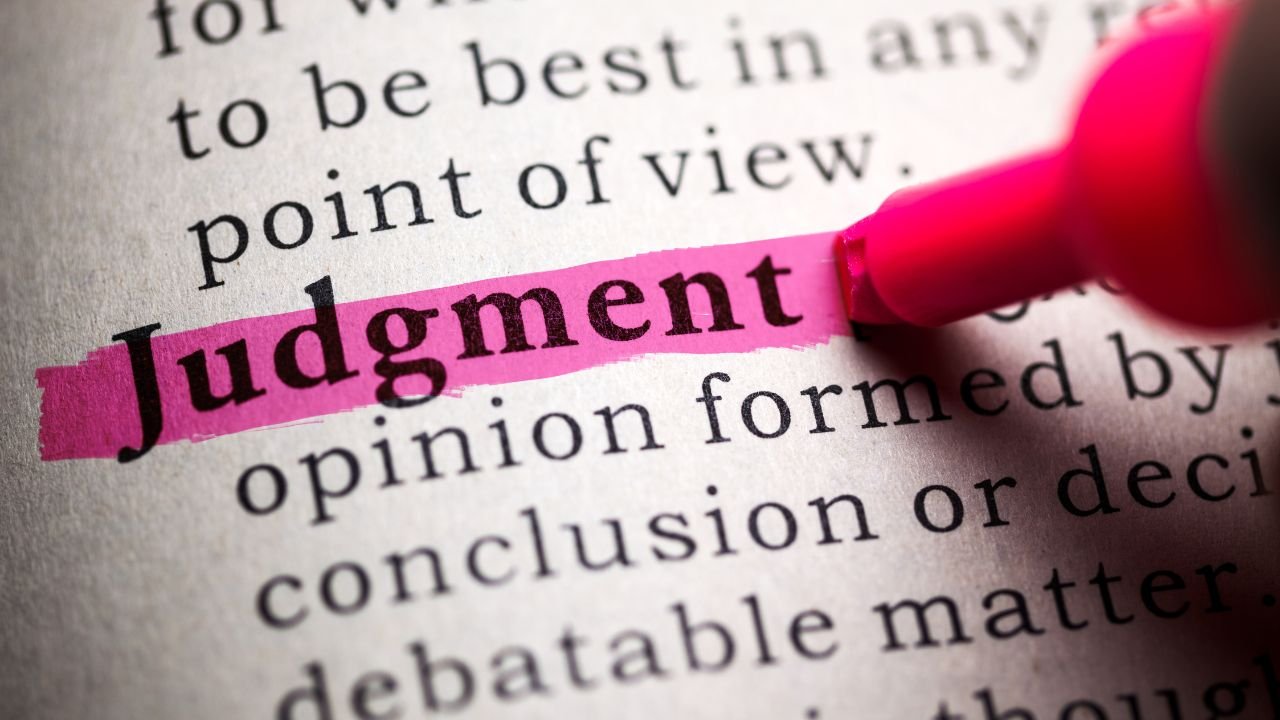 Judge me when you are perfect